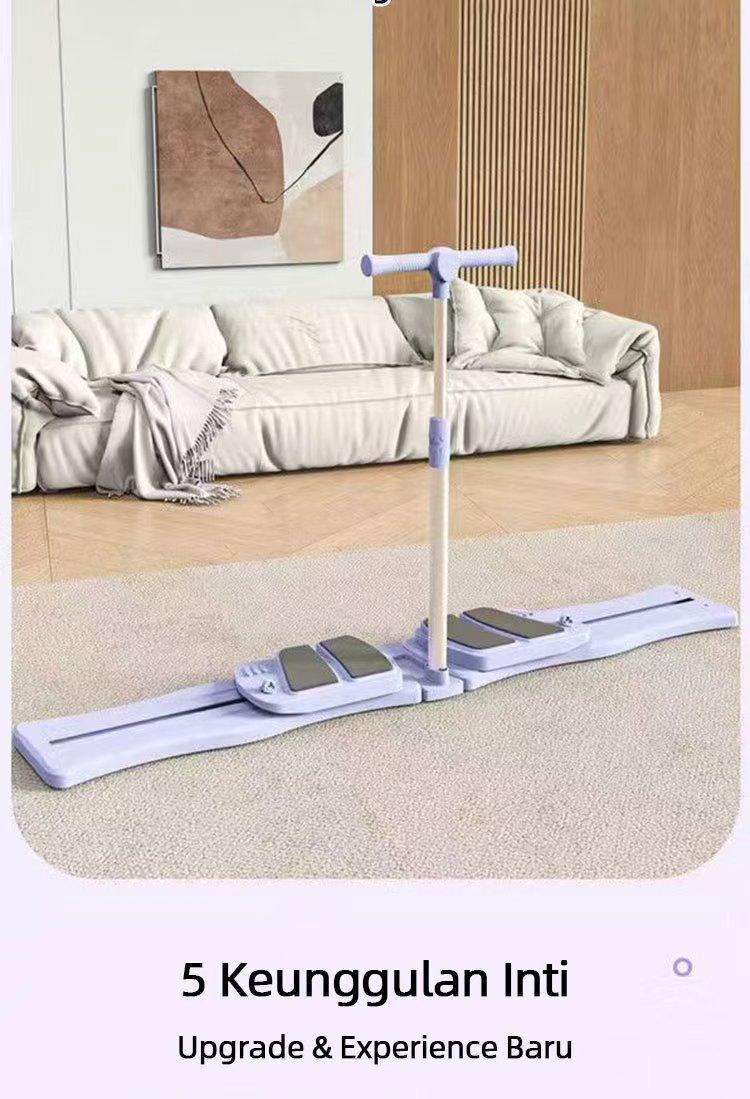 XMVP Papan Latihan Perut Multifungsi untuk Latihan Pilates & Garis Otot Bokong Kaki & Panggul Anti-Selip Tahan Aus Mudah Dilipat untuk Rumah Kursi