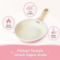 Gambar [EXCLUSIVE  CELYHOME] RIVER LIGHT - Wajan Teflon Anti Lengket 22CM SERBAGUNA BEBAS PFOA - Kitchenware dari RIVER LIGHT Kab. Tangerang 2 Tokopedia