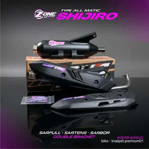 Knalpot Z-One Standar Racing Type Shijiro Beat Mio Vario Aerox Nmax Pcx Scoopy Stylo DLL