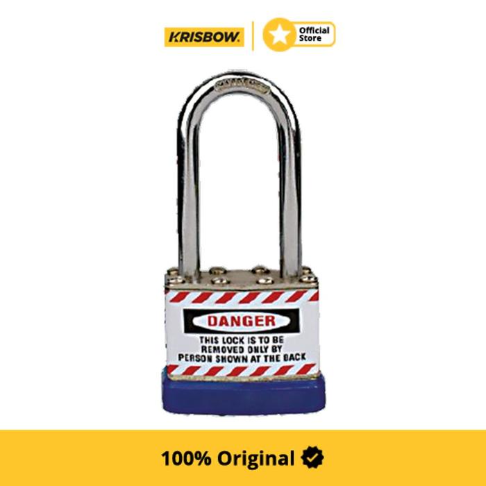 Gambar Krisbow Gembok Laminated Long Shackle Padlock Aman Kunci Pengaman Lock Manual Pengunci Portable dari Krisbow Official ID Kab. Bekasi Tokopedia