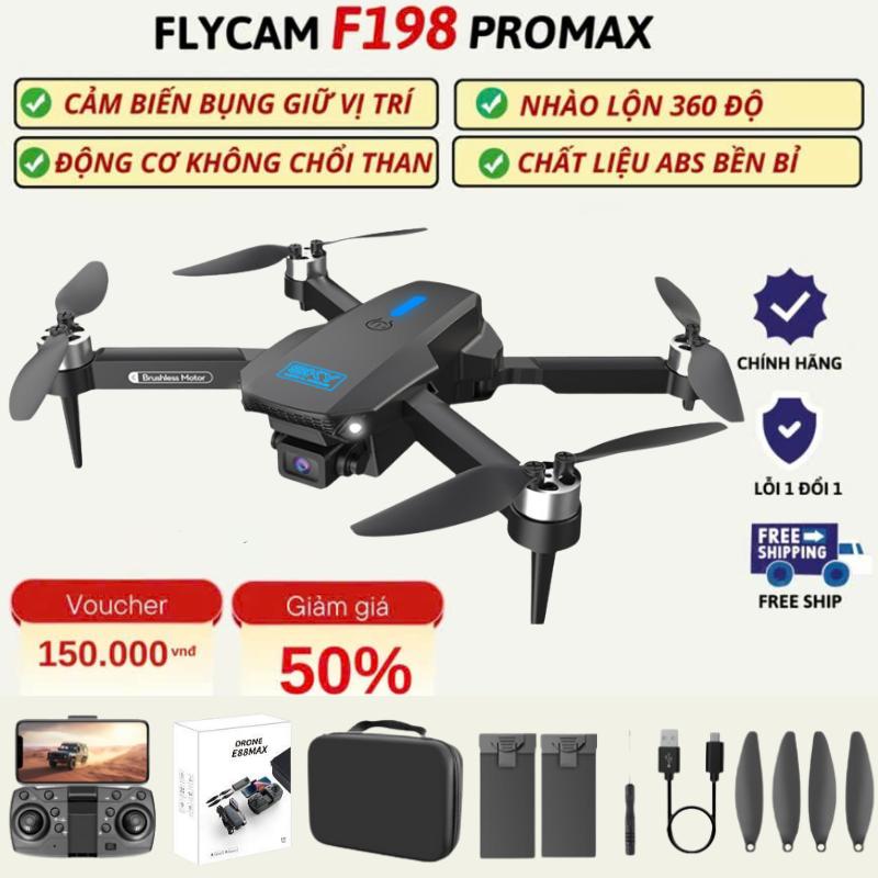 PIycam Mini, Flaycam Giá Rẻ, Máy Bay Không Người Lái E88 MAX Camera Kép 4K Full HD,Chế Độ Cảm Biến Tránh Va Chạm Tự Động Flycam Drone Đèn Chụp Ảnh