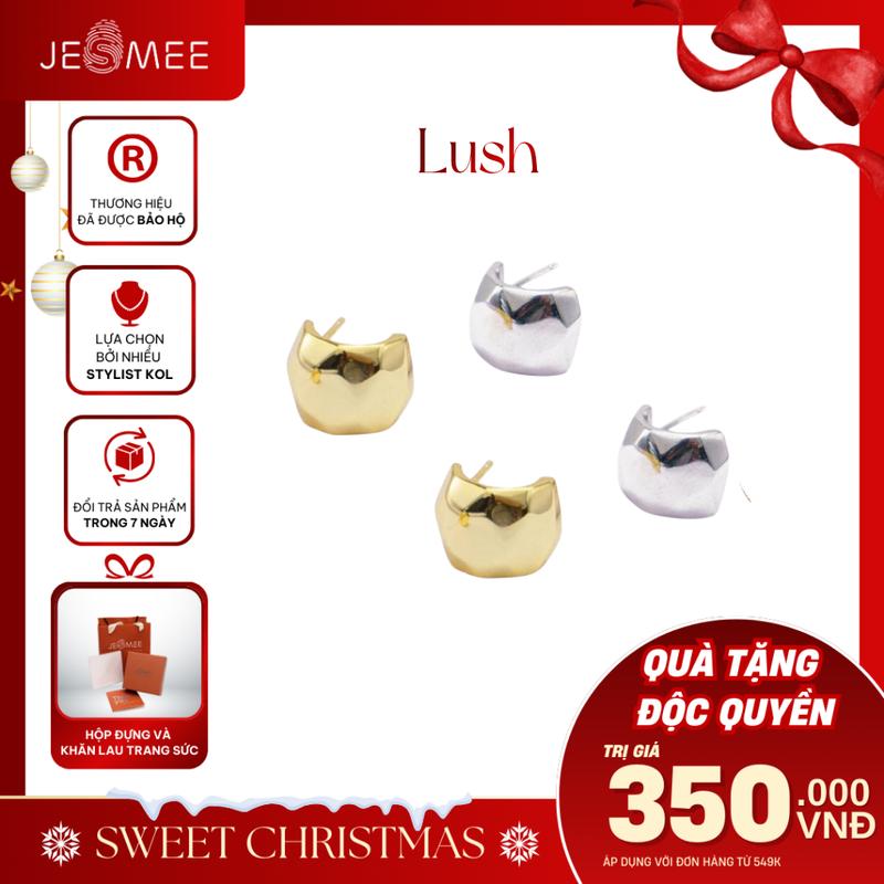 Bông Tai Nữ Nhỏ Ôm Tai Thiết Kế Đơn Giản Thanh Lịch Lush Jesmee - E6663