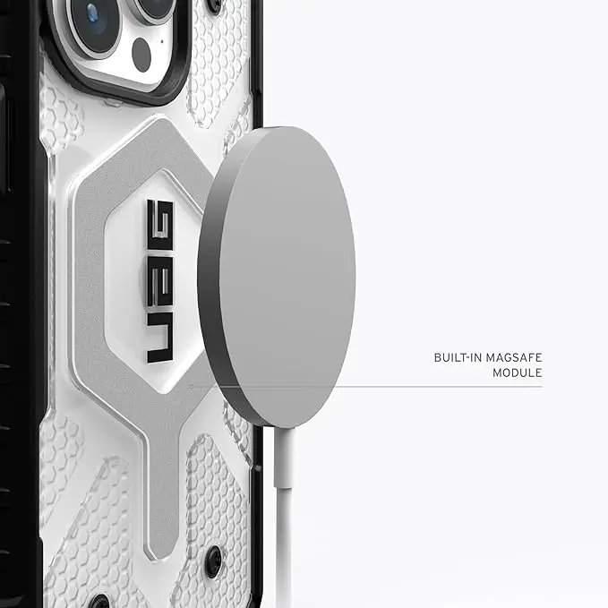 Ốp Pathfinder, UAG, Có Từ Tính, Dành Cho iPhone 16 Pro Max, iPhone 15 Pro Max, iPhone 14 Pro Max Và 13 Pro Max, Ốp Điện Thoại, Vỏ Bảo Vệ Trong Suốt Chắc Chắn, Trong Suốt, Bảo Vệ Tất Cả Các Hướng, Ốp Điện Thoại 3