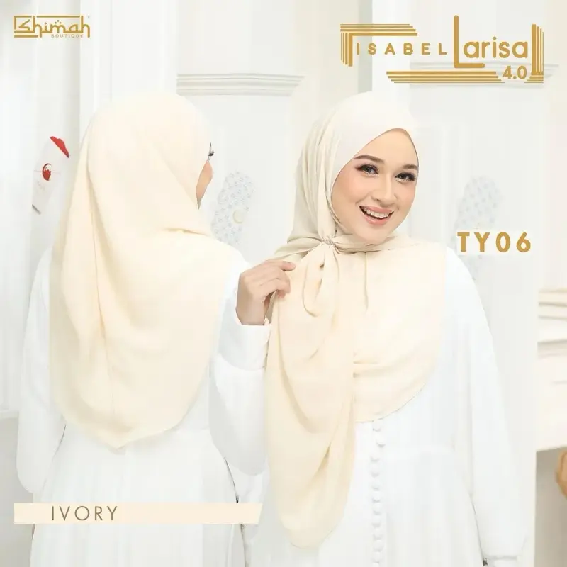 Best Seller of Shimah Boutique Instant Tudung Sarung - Tyara 2.0 (M) with Soft Awning Chiffon Crinkle - Material Chiffon Crinkle Terbaru