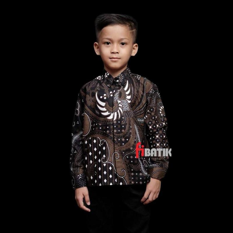 Kemeja Batik Anak Laki-laki 1-12th || Kemeja Batik Anak Lengan Panjang Terbaru Trendy Masa Kini inovasi style 2