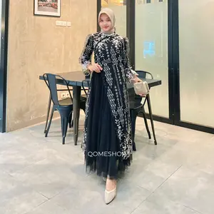 QOME - Tunik Bruklat / Tunik Moza /Tunik Kondangan Wanita