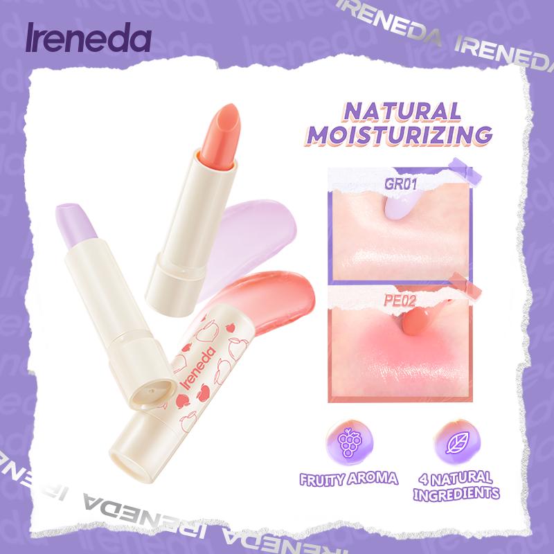 IRENEDA-Son Bóng Môi Dưỡng Ẩm KISS Fruity Dưỡng Ẩm Thành Phần Tự Nhiên SỬA CHỮA CUỐI CÙNG Chăm Sóc Môi