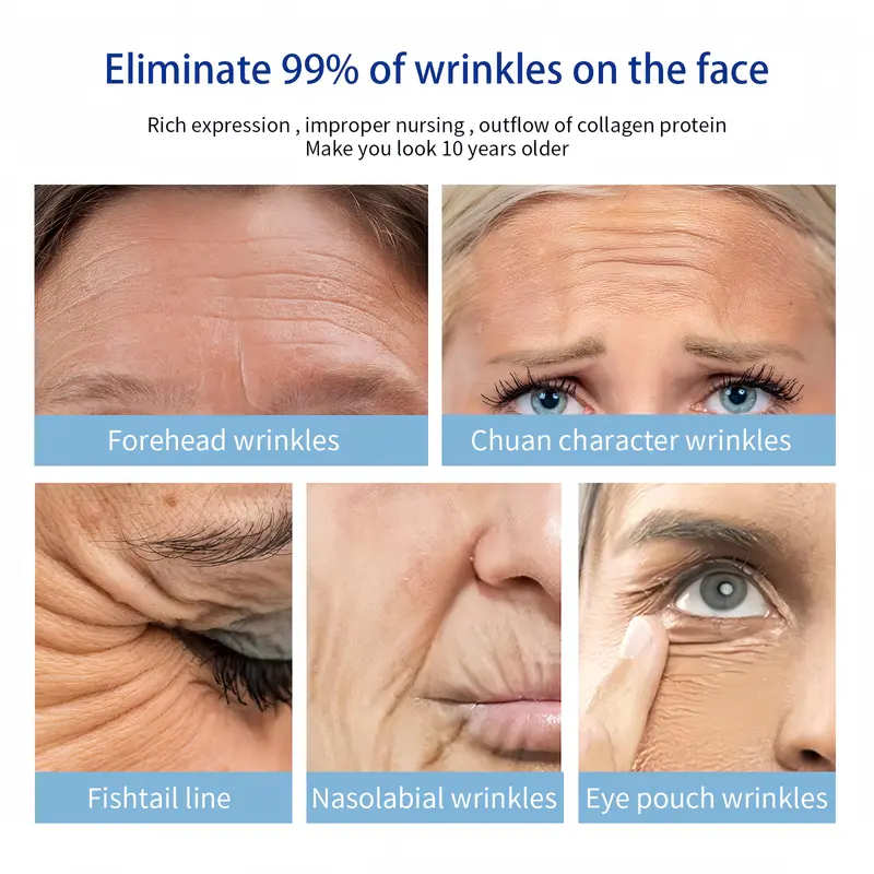 EELHOE Botox Stock Solution Facial Serum, Botox Stock Anti-Aging Serum, Promotes Skin Collagen, Reduces Fine Lines, Wrinkles, Plumps Skin 2