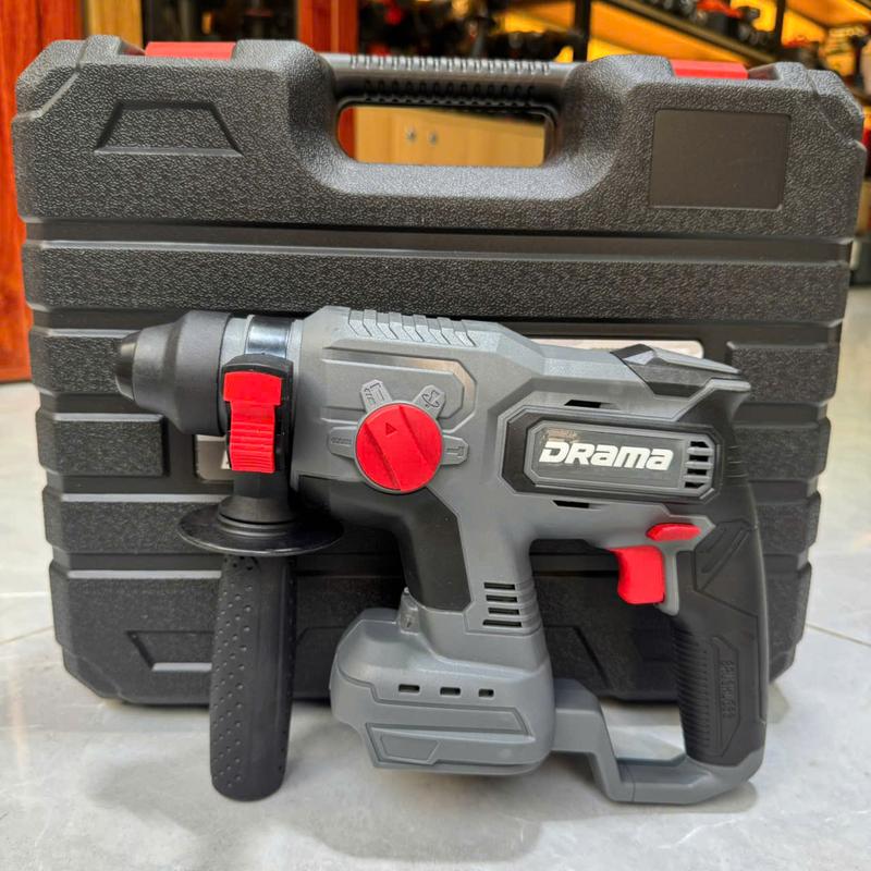 Thân Máy Khoan Bê Tông Dùng Pin 21V DRAMA 5020 Chân Pin Phổ Thông ( KHÔNG PIN SẠC )