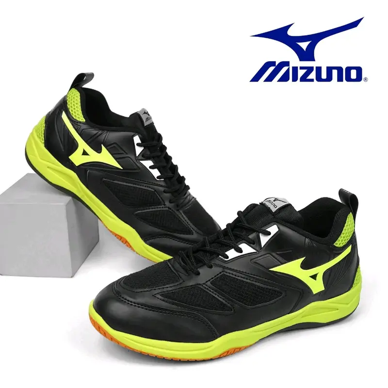 Sepatu Olahraga Badminton voly Bulutangkis Terbaru Busa TPR Karet Gym Outdoor standar cascade hijau 3