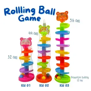 Mainan Rolling Game KU 01, KU 02, KU 03 / Mainan Anak Rotating Orbit Rolling Ball