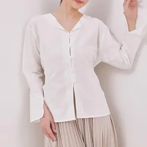 Atasan Polos Blouse Rossa Linen Fit Body Baju Casual Wanita Nyaman