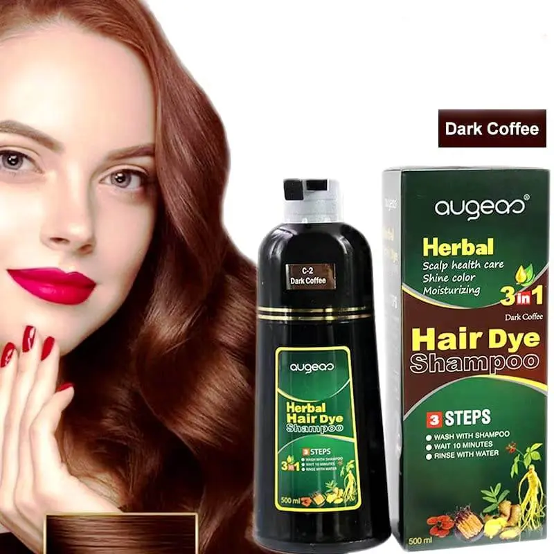 [SG] [HSA] [We supply to MY & SEA]  Augeas 3 in 1   Hair Dye , Long-lasting Colour Haircare Color Foam  shampoo haircolor hairdyeshampoo herbal
