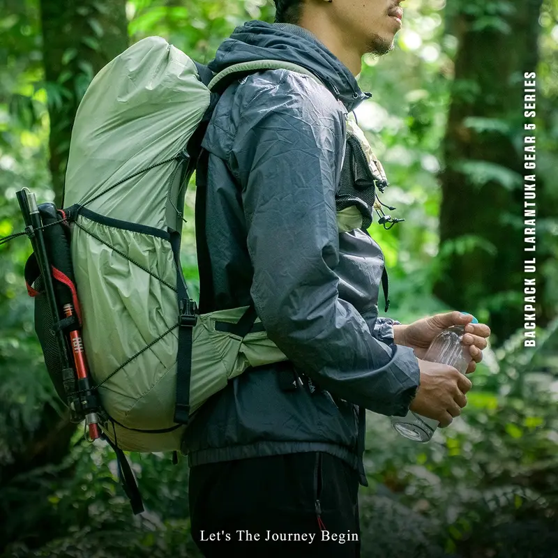 LARANTUKA GEAR 5 - Backpack FRAME ANTI GRAVITY , BACKPACK ULTRALIGHT, BACKPACK GUNUNG 30L Backpack ULTRALIGHT LARANTUKA TRIPLE OUTDOOR 1