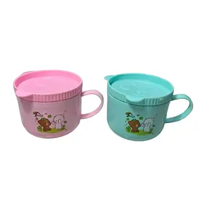 Mug + Tutup Panda Lucu / Cangkir Panda Beruang Lucu Kitchenware BPA FREE Souvenir Gelas Hijau Pink
