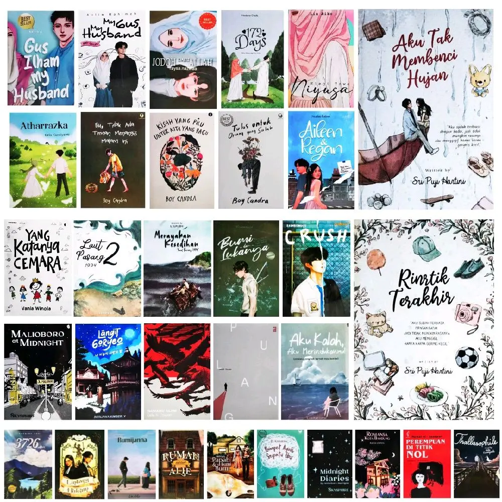 Buku Novel BEST SELLER - Aku Tak Membenci Hujan - Rintik Terakhir - Tulus Untuk Orang Yang Salah - 172 Days - Bumi Dan Lukanya - Merayakan Kesedihan - 3726 MDPL