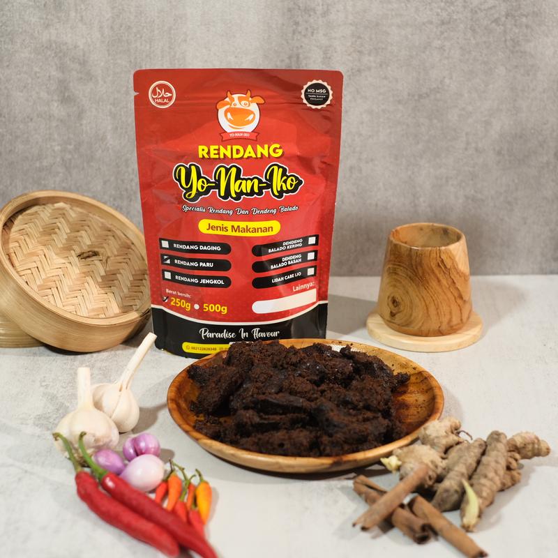 Rendang Daging Sapi 500 gram || Rendang Yonaniko || Rendang Premium 2