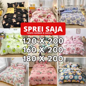 grosir_solo || SPREI BATANGAN SEPREI SAJA UKURAN 120 160 180 X 200 TINGGI 20CM HOMEMADE BUKAN REJECT