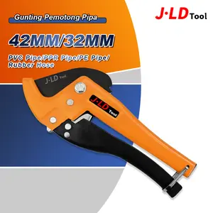 JLD Gunting Pemotong Pipa 42MM/32MM -Pipe Tubing Cutter-Pipe Cutter - Pemotong Pipa - PVC Cutter - Pemotong Pipa Paralon JLD Baja Karat Kunci Pengaman Plastik Selang Tabung Teflon