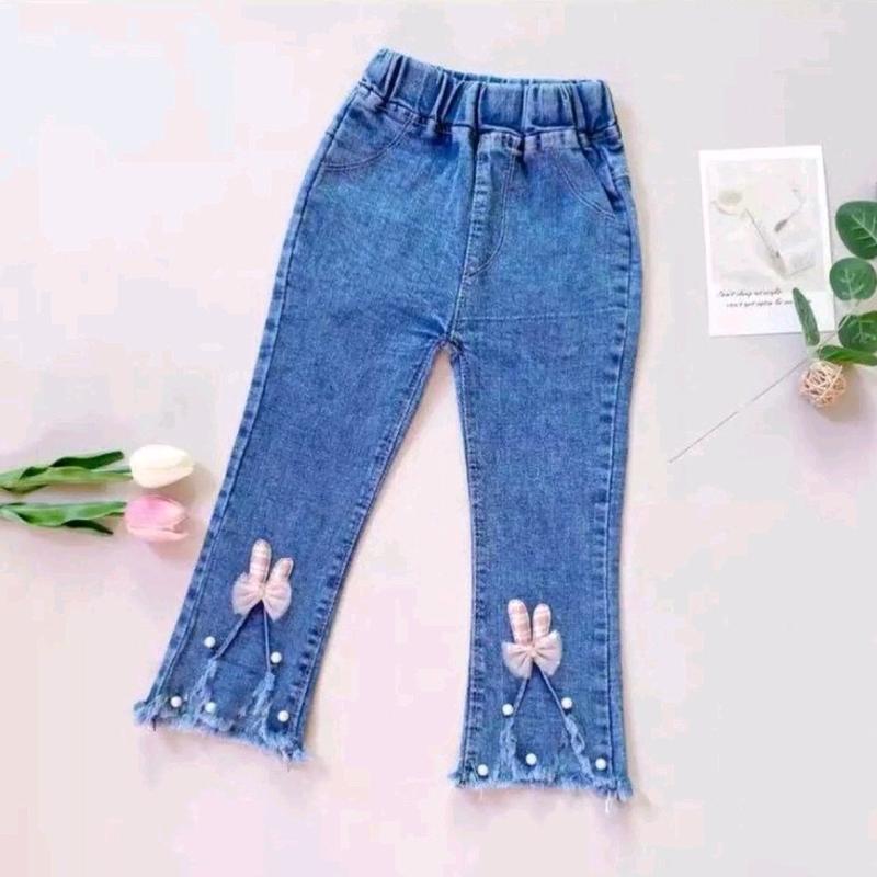 Dapat 2 Celana jeans lmport Anak Anak Untuk Umur 6-10 Dengan Motif Yang Cantik 2