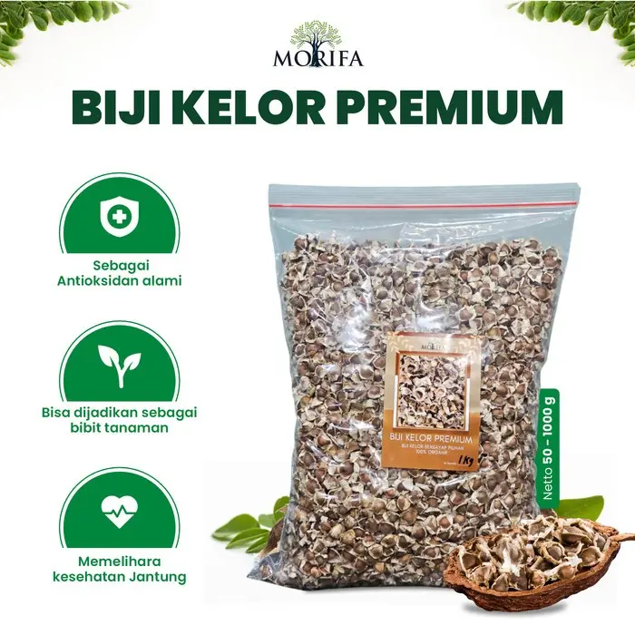 Biji Kelor Bersayap Premium Kaya Akan Nutrisi Dan Antioksidan Alami Bisa Untuk Bibit Tanaman Kelor Food Seed