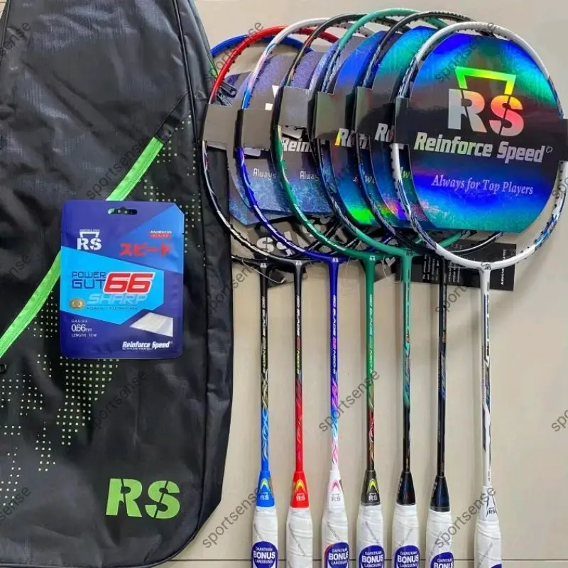 Terbaru Raket Bulutangkis Badminton RS Reinforce Speed ISO BLADE isoblade 20 25 30 35 40 41 42 Neo III Original Bonus Lengkap