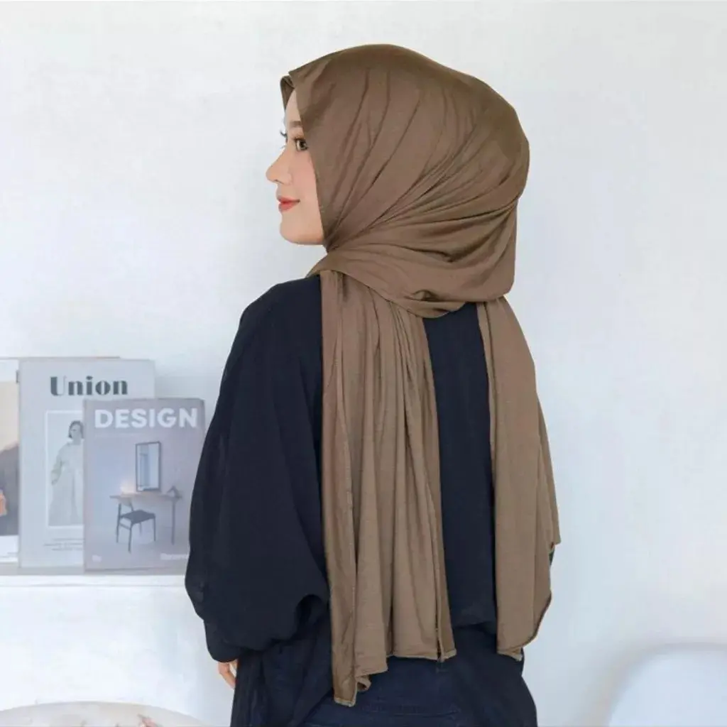 PASHMINA KAOS JERSEY PREMIUM / HIJAB PASHMINA KAOS JERSEY Muslim Wanita Instan Dewasa Kerudung Panjang