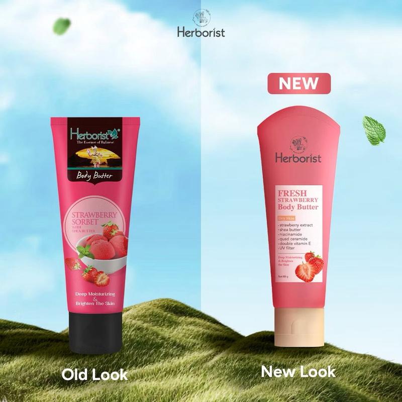 [KEMASAN BARU] Herborist Body Butter All Varian 80g | Body Butter Melembabkan 1