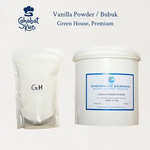 Vanilla Bubuk Green House 20gr - Powder Vaniilla Pekat dengan Aroma Susu Wangi Baking Cake Vanila