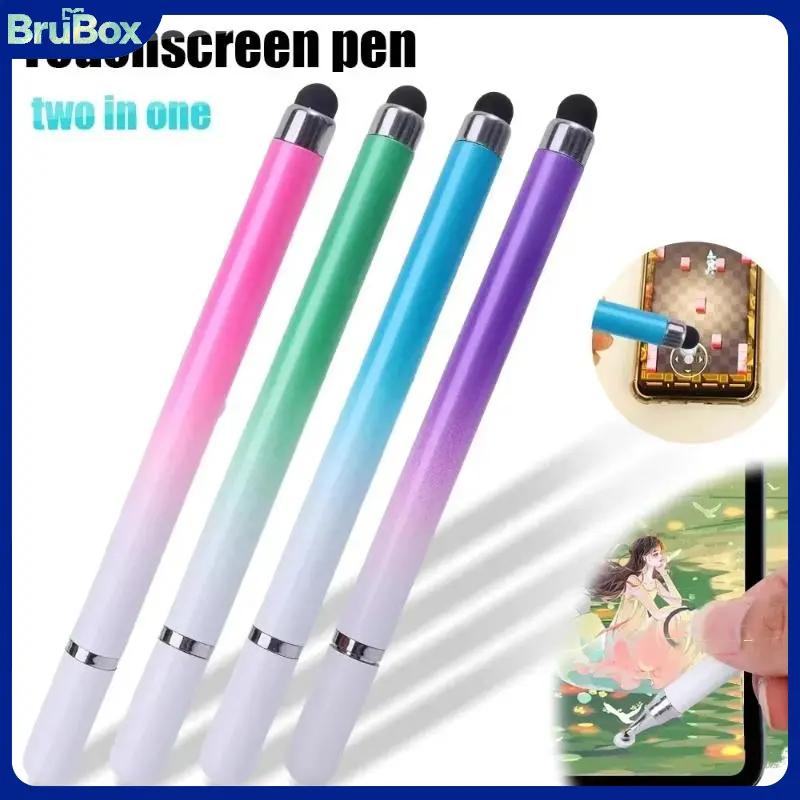 Phổ Double Headed Stylus Pen Không Có Sự Chậm Trễ Đáp Ứng Cảm Ứng Bút Cho Android IOS Điện Thoại Máy Tính Bảng Thiết Kế Đồ Họa Làm Việc