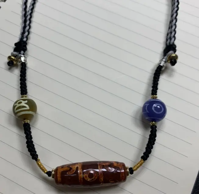 Fashion new high-end Dzi bead necklace