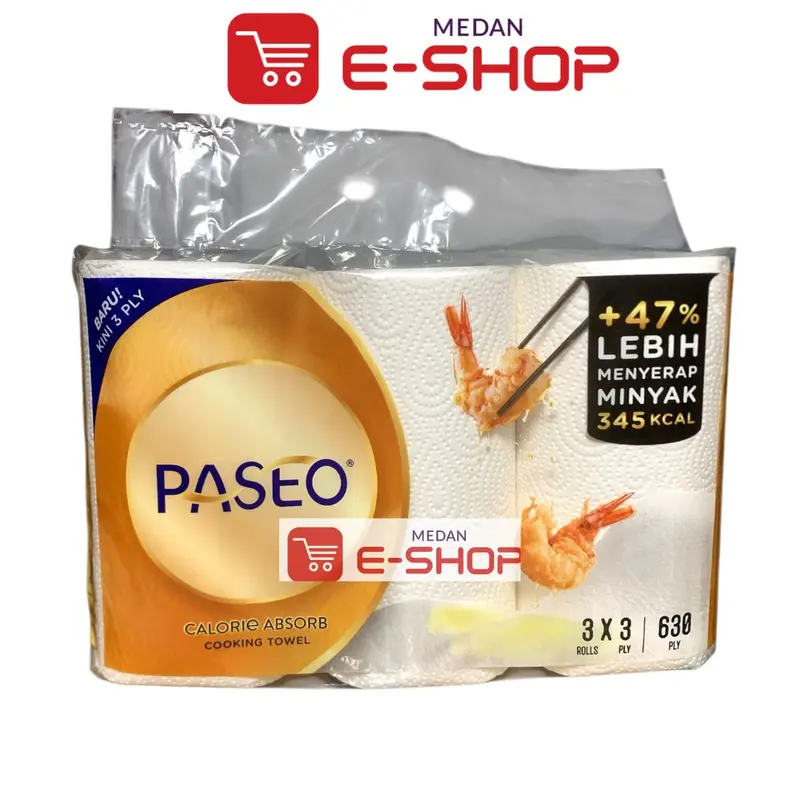 Grosir Tisu Tissue Paseo Dapur Calorie 1 dus isi 6 bundles x 3rolls 3