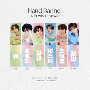 Hand Banner Kpop NCT Super Junior The Boyz