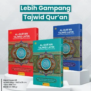 Al Quran At Tajwid Latin Mudah Untuk Pemula I Ukuran Sedang A5 Original Ummul Qura