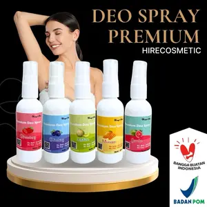 [PAKET 5BOTOL] Deodorant Tawas Spray 60ML Cair Alami BPOM
