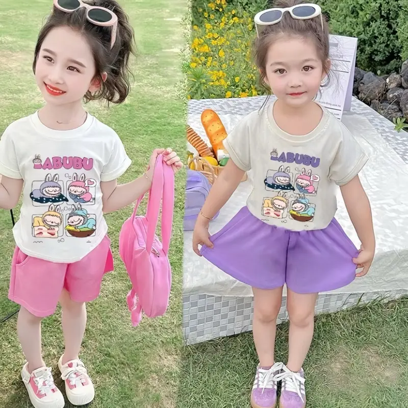 Setelan Anak Perempuan Usia 1-5 Tahun / Baju Anak Cewek Viral Terbaru Bunda Parsel set elan an akce wek ±3-4th m 9-10 tahun korean labubu 1