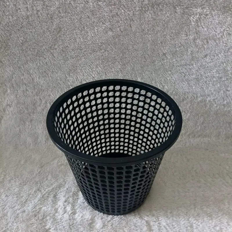 Tempat Sampah Plastik Dynamic Hitam Glossy Jumbo Diameter 27 CM - Keranjang Sampah Bulat 8003 Black 2