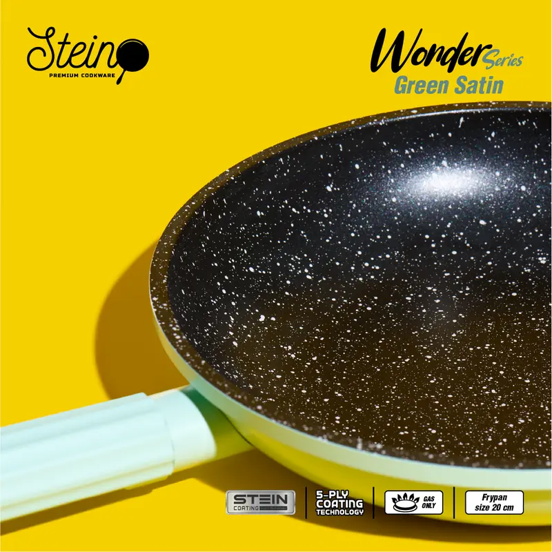 [EXCLUSIVE MAKSAN] STEIN Wonder Series Fry Pan - Wajan Penggorengan 20cm (5 Layers Stein Coating) 4