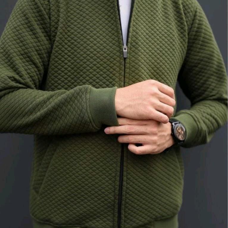Jaket Comfy Bomber Original Premium Casual Hitam Dewasa Pria - Distro 3