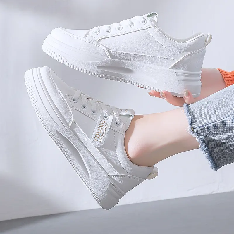 【100% impor】 sepatu sepatu wanita sepatu kasual sepatu kets sepatu kets kasual casual terbaru imurah keren COD Merah 6