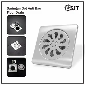 SJT - Saringan Got Kamar Mandi / Saringan Got Stainless / Floor Drain Anti Bau