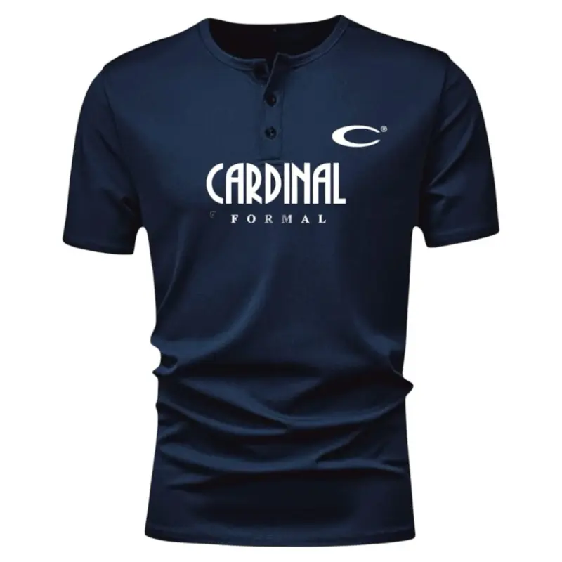 KAOS COWOK LENGAN PENDEK SABLON CR  / Kaos Hanley Pria Lengan Pendek / Kaos Kancing Pria Lengan Pendek Pria / Kaos Sablon CR Distro Keren Dewasa Motif Polos 3