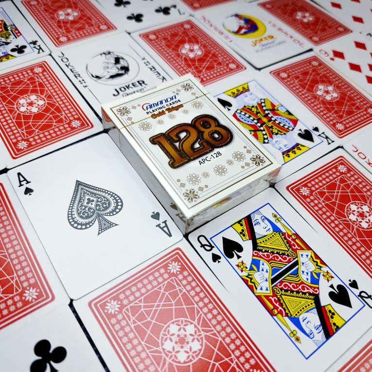 AMANDA APC-128 Gold Egde Kartu Remi Poker Pinggir Emas ORIGINAL