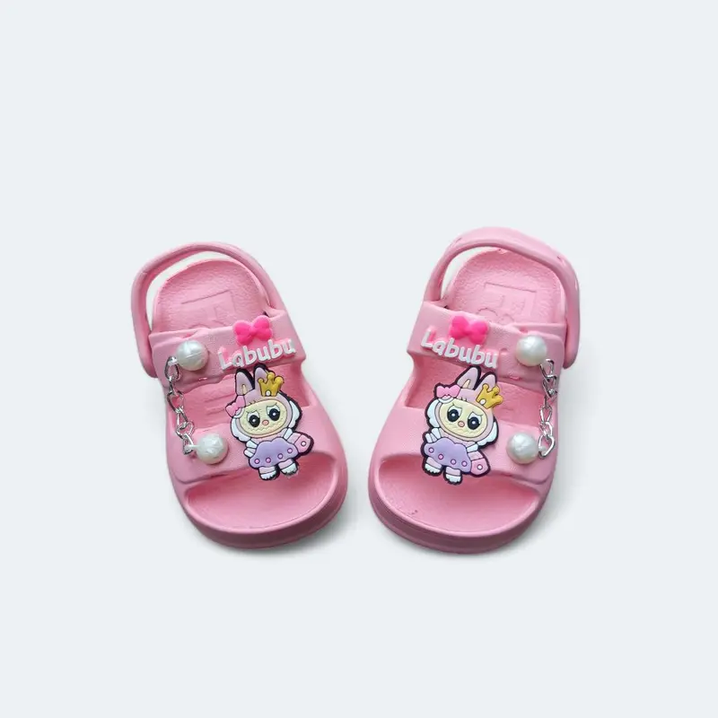 Sandal Bayi Anak Perempuan 1-3 Tahun Motif Ranta Ban2 Labubu Tali Belakang Ringan Nyaman Di Kaki Anak 6