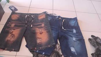 Product Review of Paket Hemat Celana Jeans 100K dapat 2 Celana Pendek Sobek Tembus - Celana Pendek Sobek Pria Standar dan Jumbo size 27-38 Distro from b**y 0