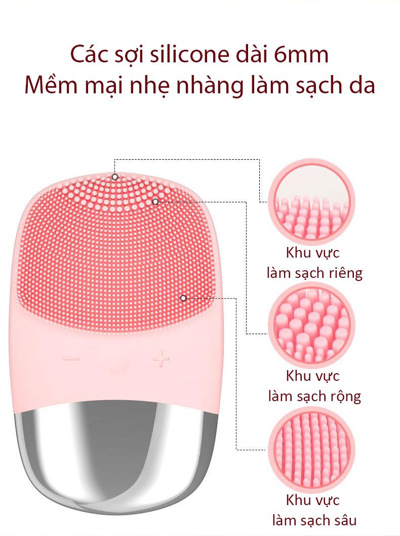 Product Introduction of Máy Rửa Mặt Bằng Sóng Âm Boorui - Máy Massage Sonic Rung 5 Cấp Độ Làm Sạch Sâu, Trẻ Hóa Làn Da - Hàng Loại 1 16