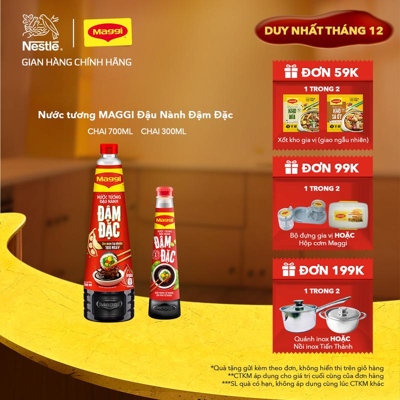 Nestlé VN Nước tương MAGGI Đậu Nành Đậm Đặc chai 300ml 700ml 1,8L-ST