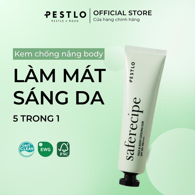 KCN BODY Kem chống nắng PESTLO Saferecipe Face & Body Cooling Sun