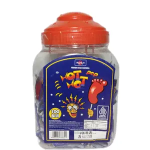 PERMEN HOT HOT POP KEMASAN TOPLES/CONTAINER ISI 100PCS
