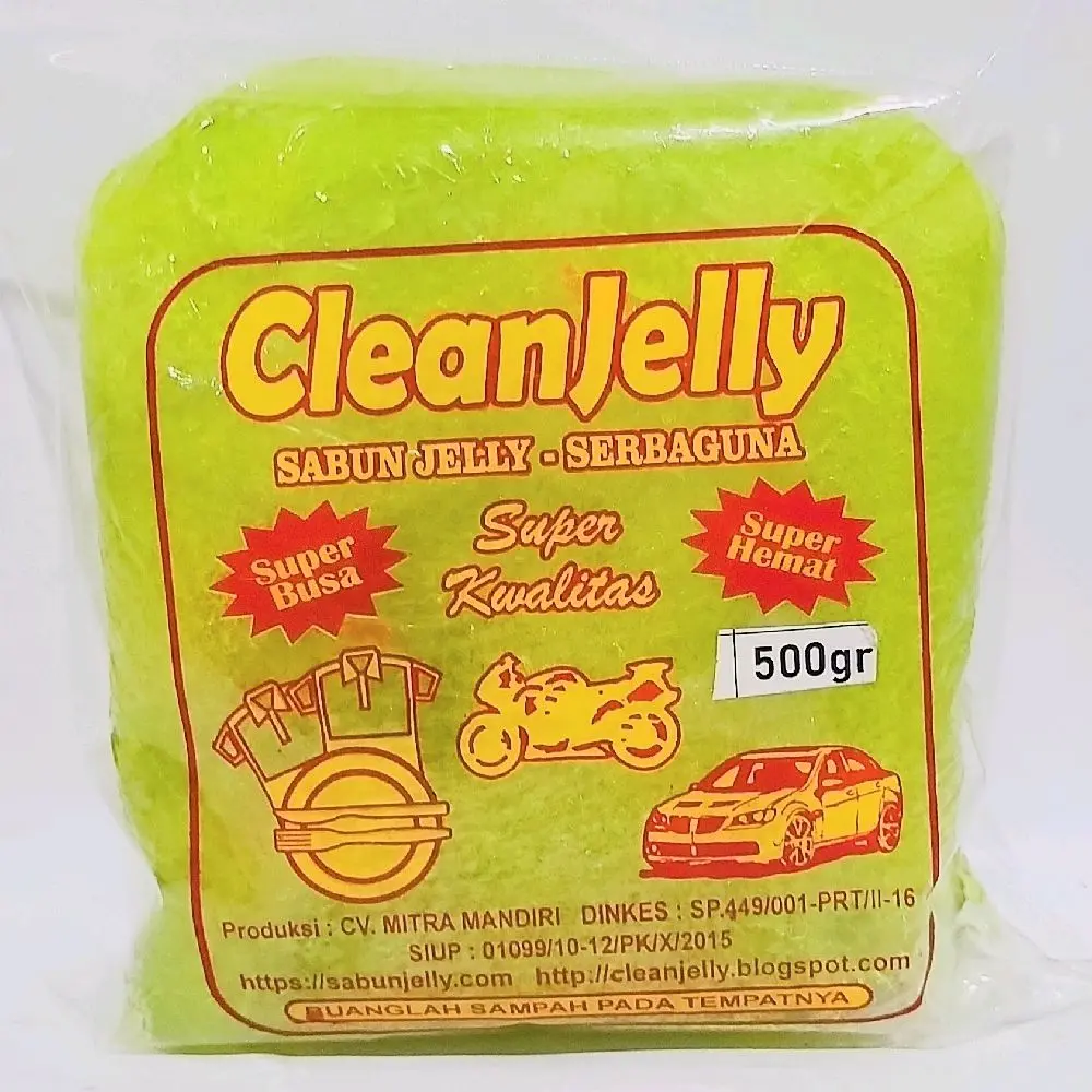 Sabun Jelly Clean Jelly 500 gram sabun cuci serbaguna